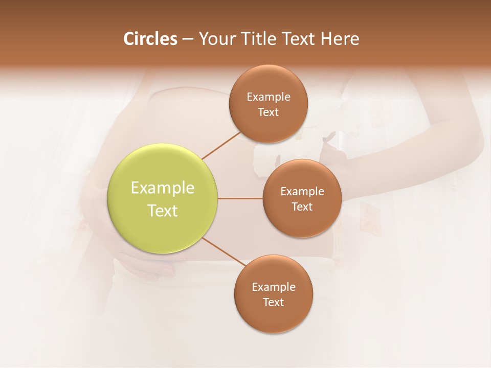 Birthing Pregnancy Pink PowerPoint Template