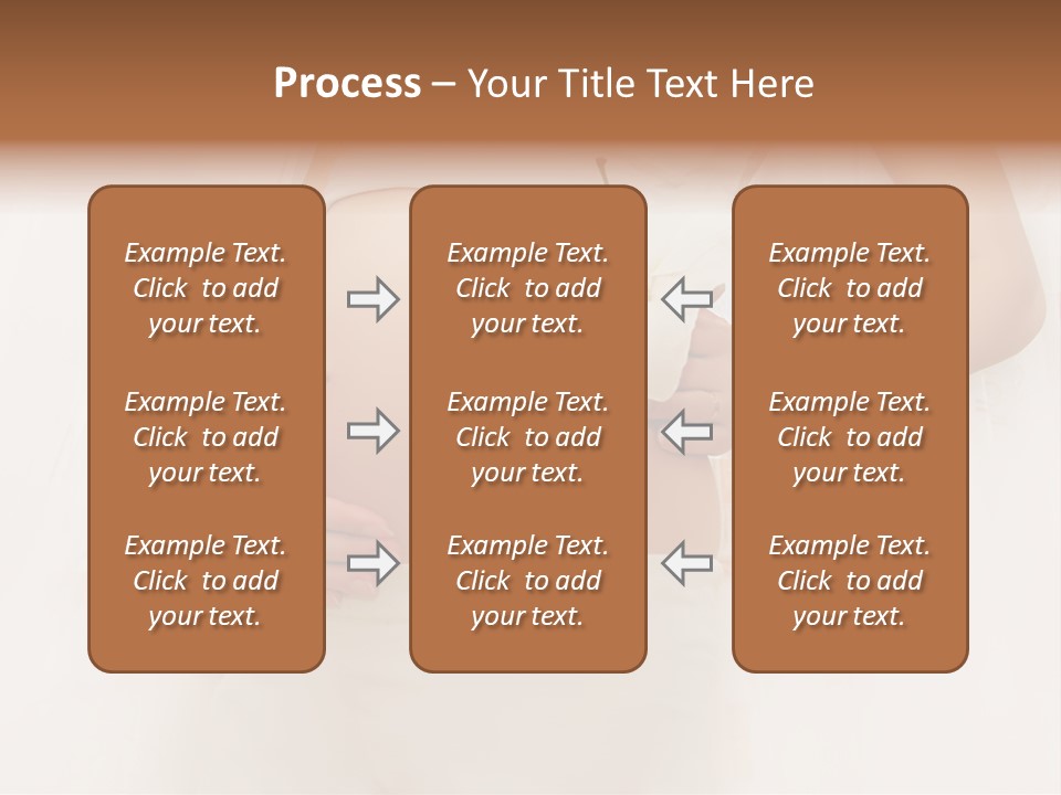 Birthing Pregnancy Pink PowerPoint Template