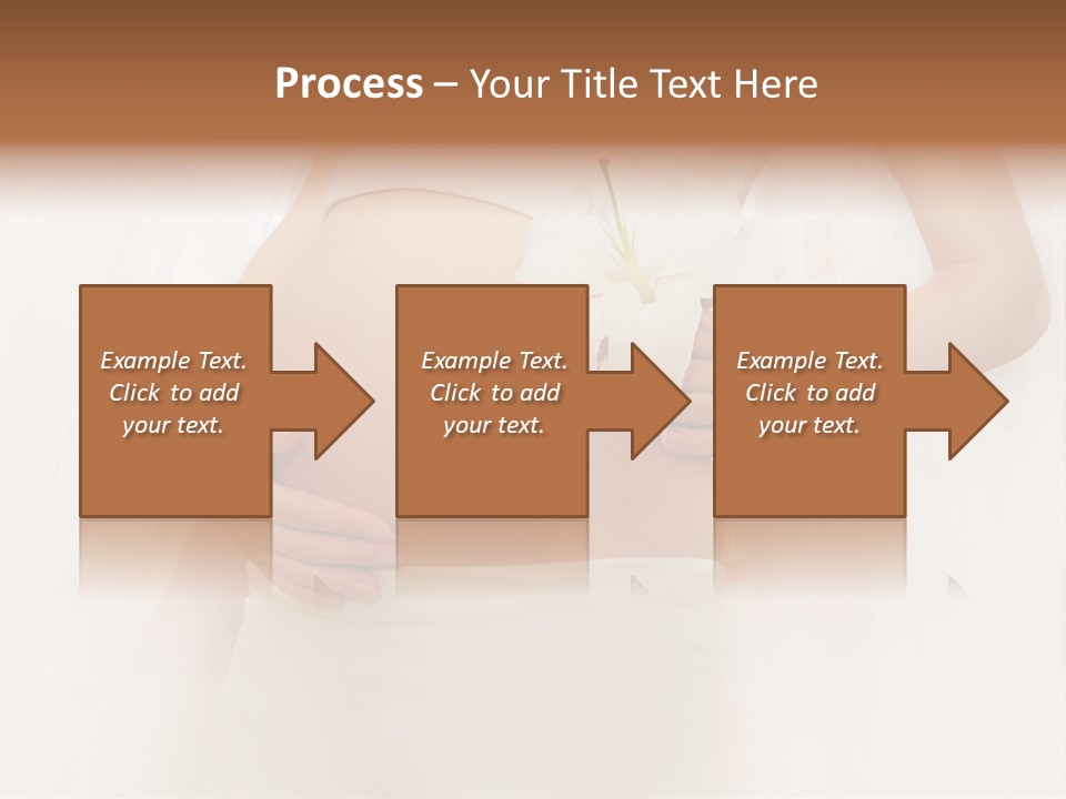Birthing Pregnancy Pink PowerPoint Template