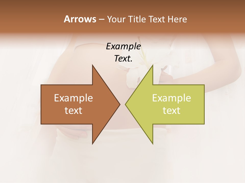 Birthing Pregnancy Pink PowerPoint Template