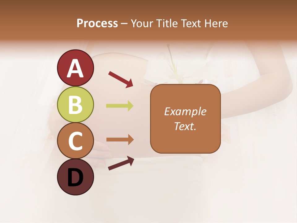 Birthing Pregnancy Pink PowerPoint Template