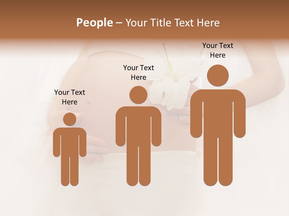 Birthing Pregnancy Pink PowerPoint Template