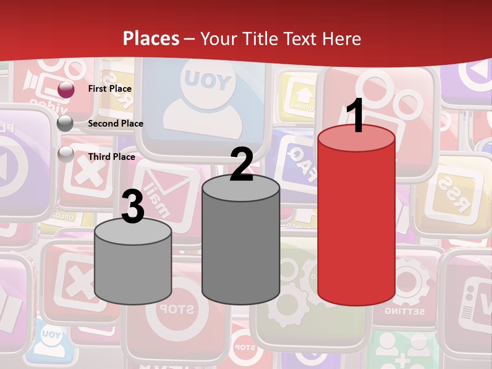 Computing Network Color PowerPoint Template