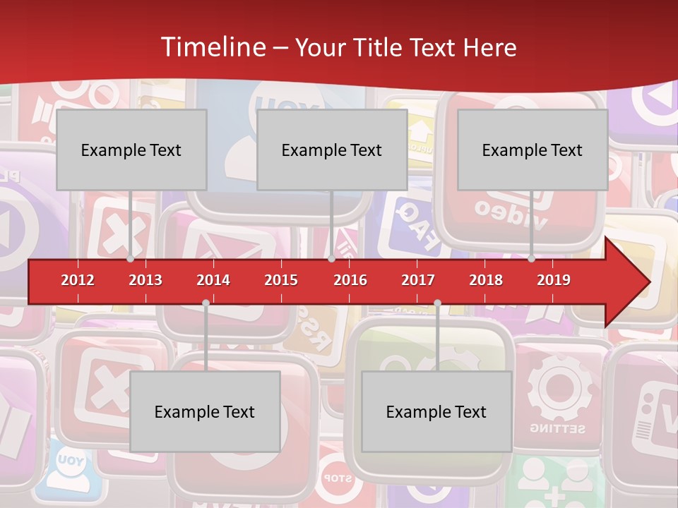 Computing Network Color PowerPoint Template