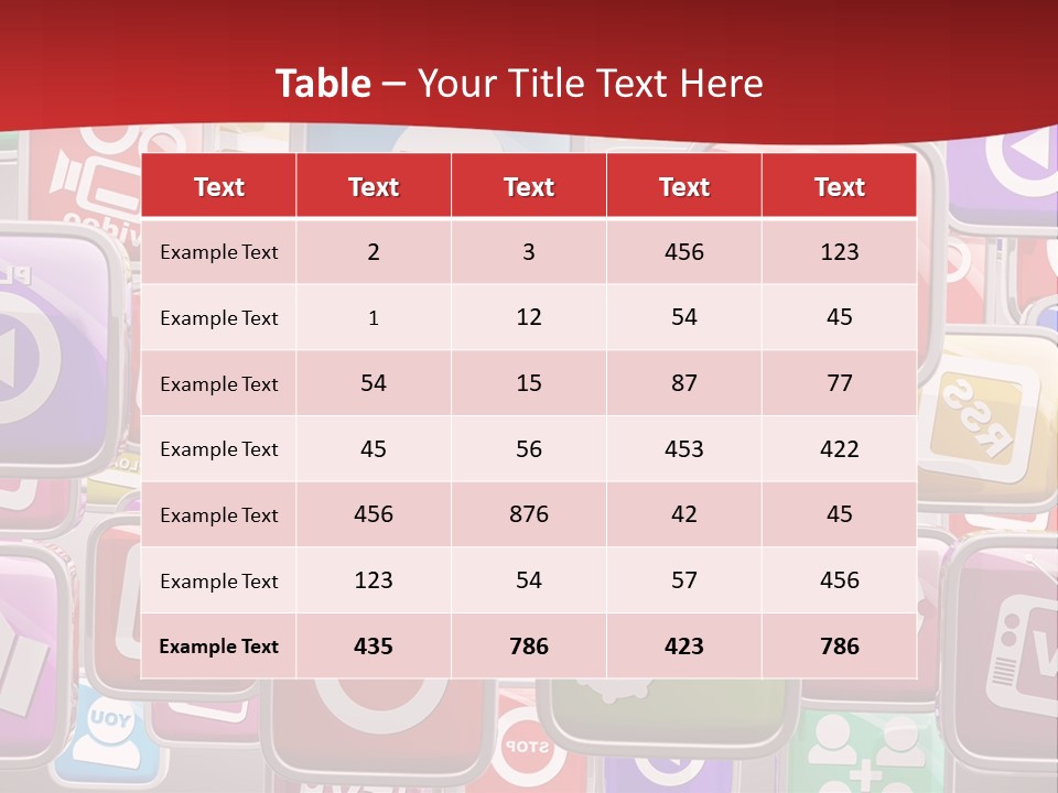 Computing Network Color PowerPoint Template