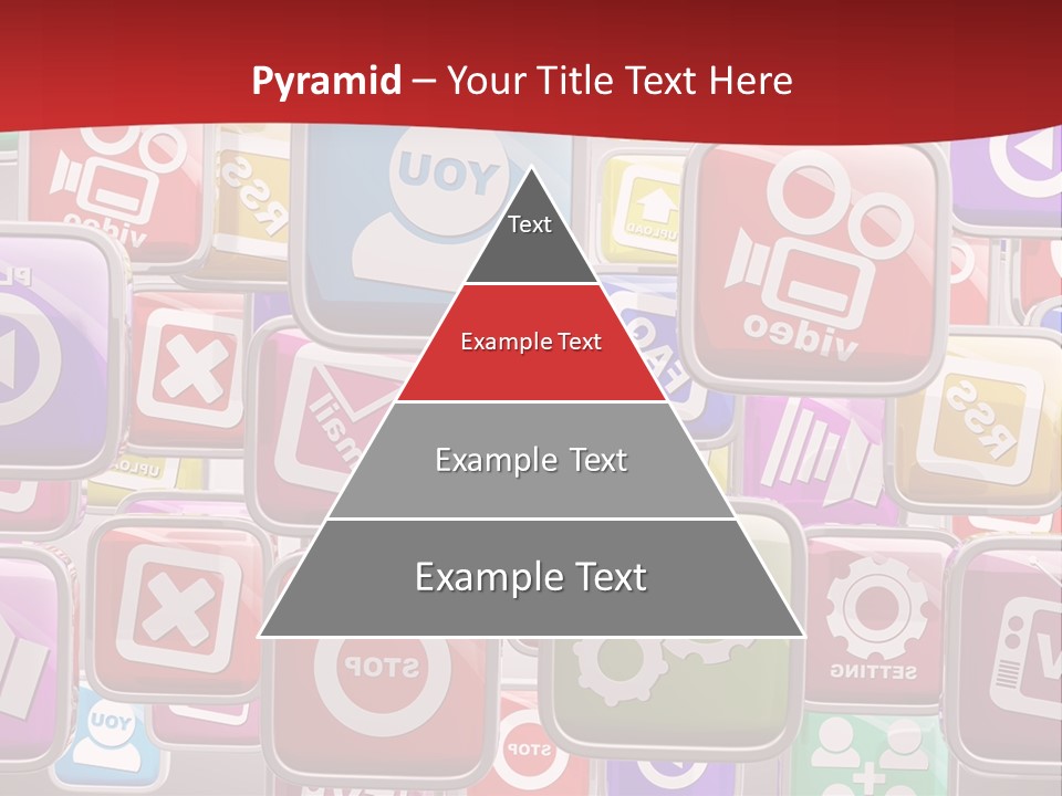 Computing Network Color PowerPoint Template