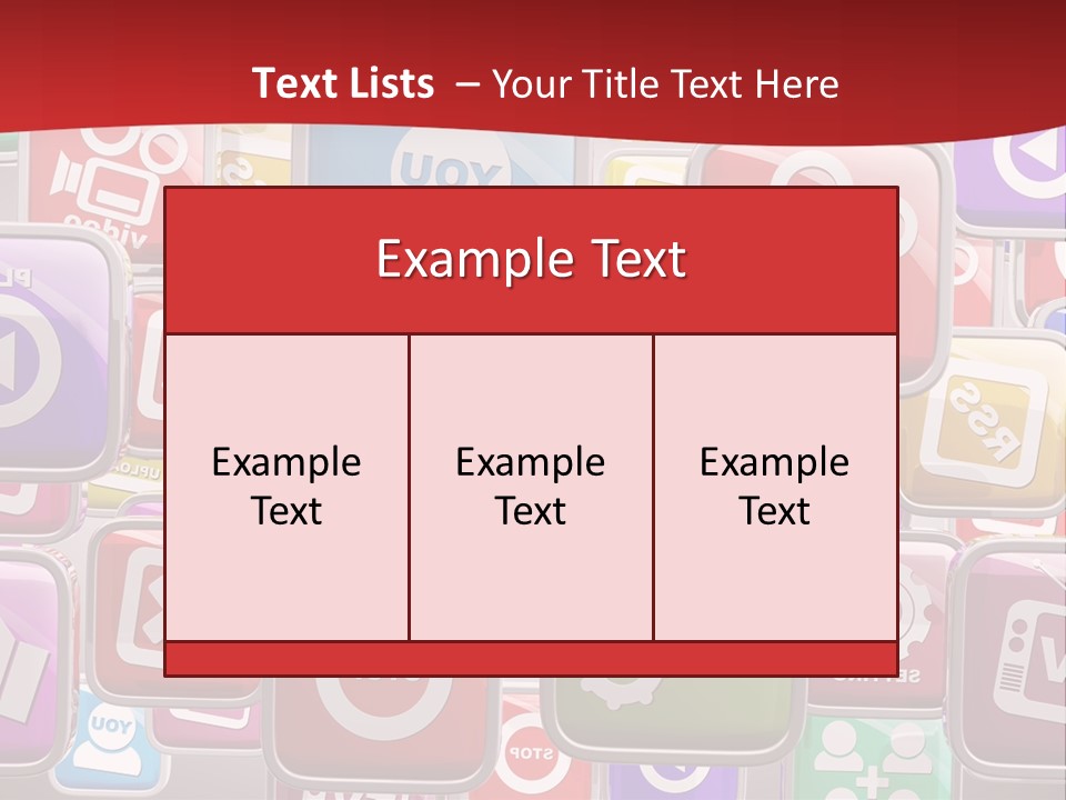 Computing Network Color PowerPoint Template