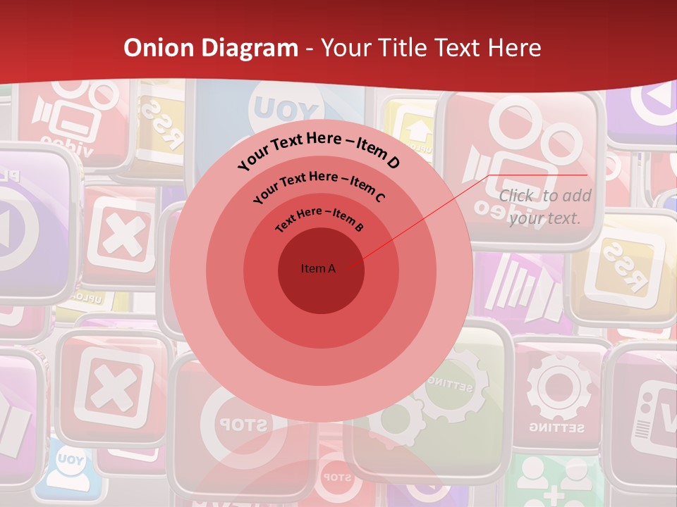 Computing Network Color PowerPoint Template