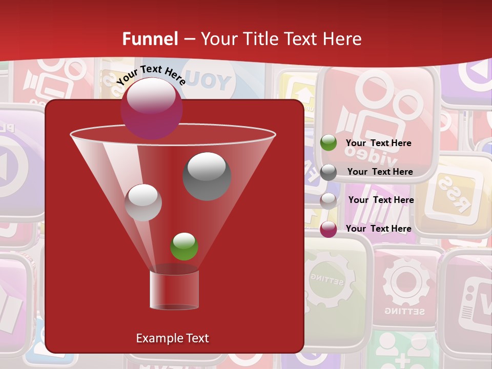 Computing Network Color PowerPoint Template