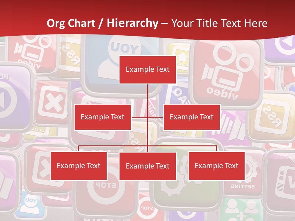 Computing Network Color PowerPoint Template