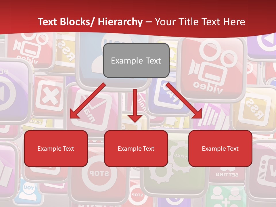 Computing Network Color PowerPoint Template