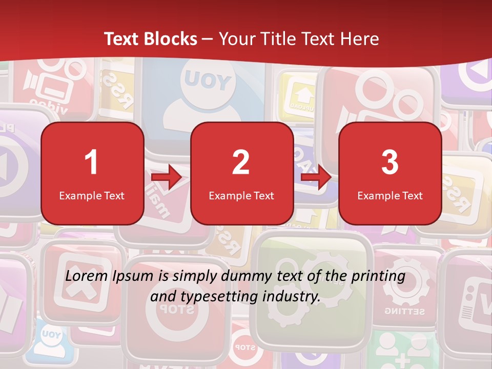 Computing Network Color PowerPoint Template