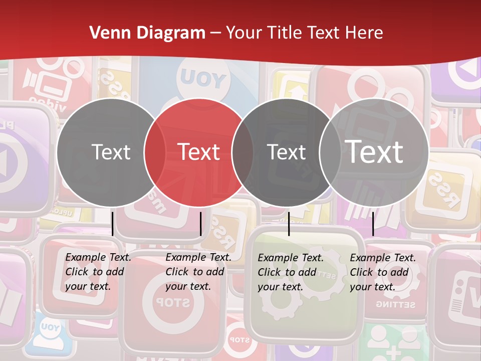 Computing Network Color PowerPoint Template