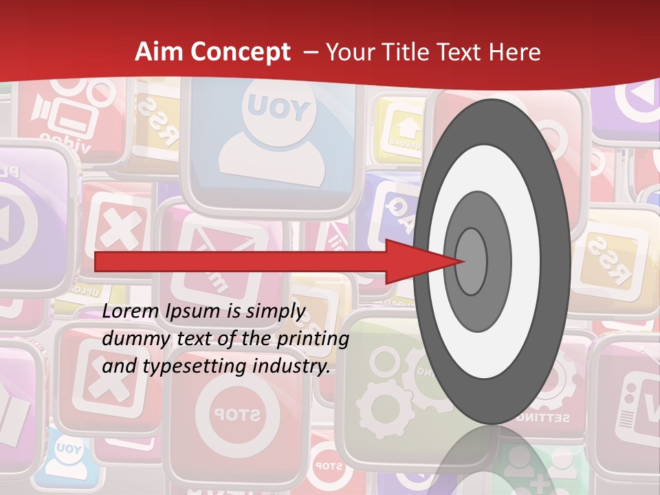 Computing Network Color PowerPoint Template