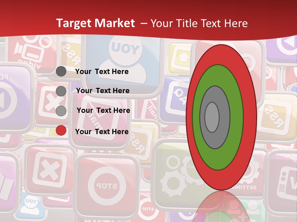 Computing Network Color PowerPoint Template