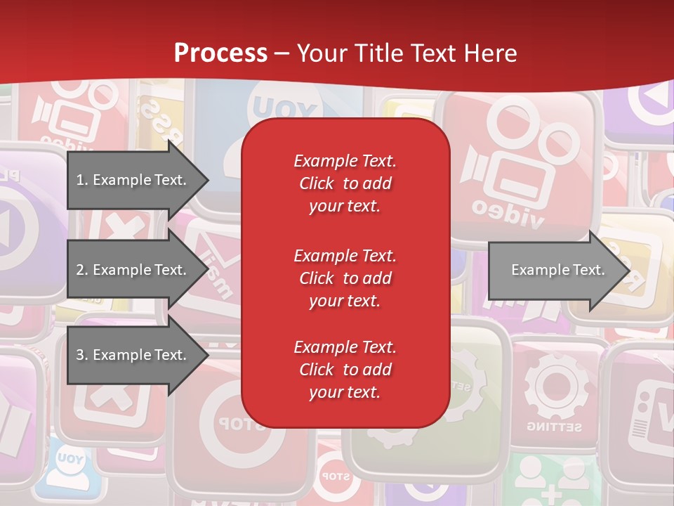 Computing Network Color PowerPoint Template