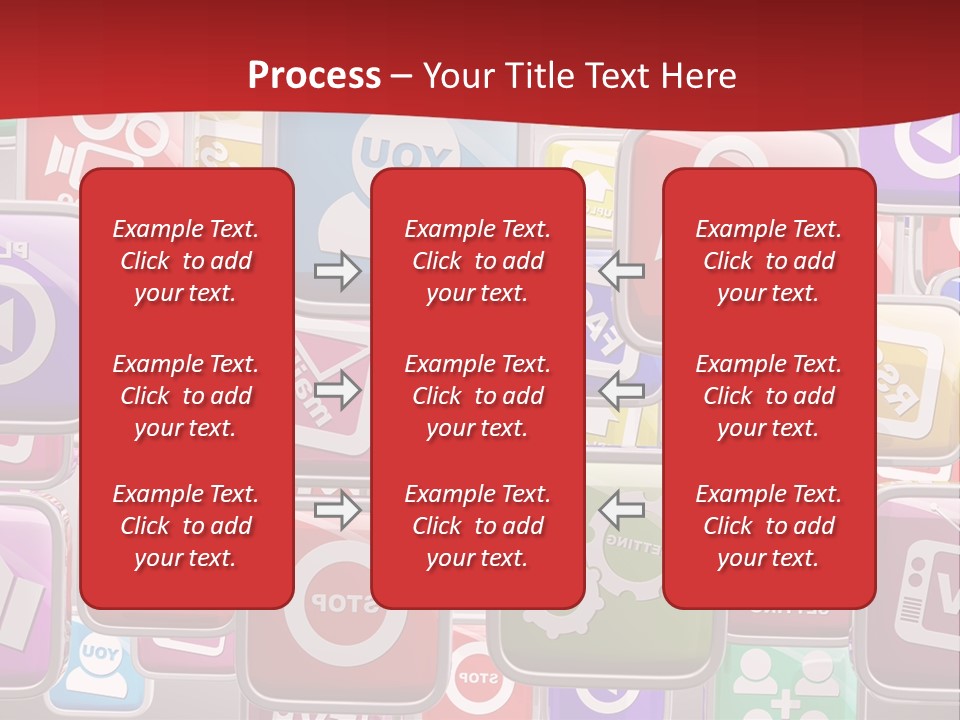 Computing Network Color PowerPoint Template