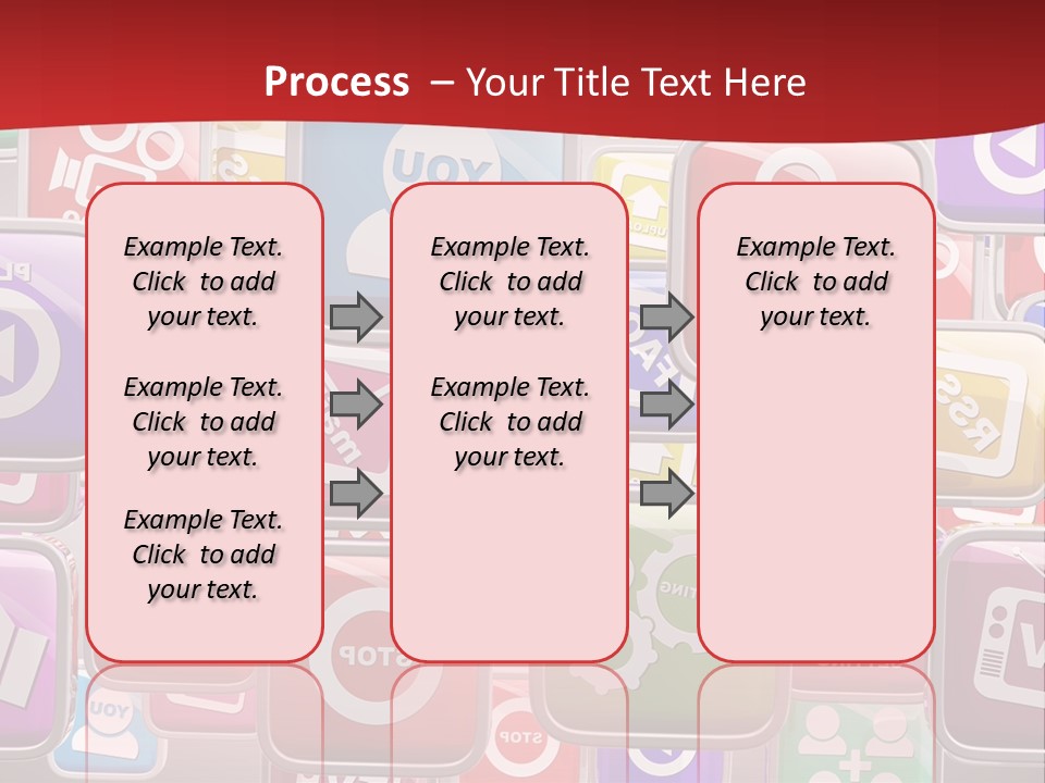 Computing Network Color PowerPoint Template