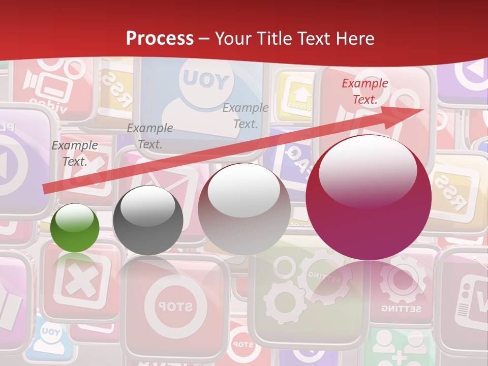 Computing Network Color PowerPoint Template