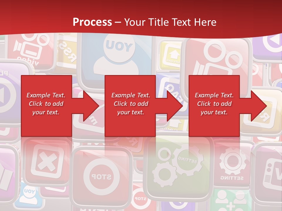 Computing Network Color PowerPoint Template