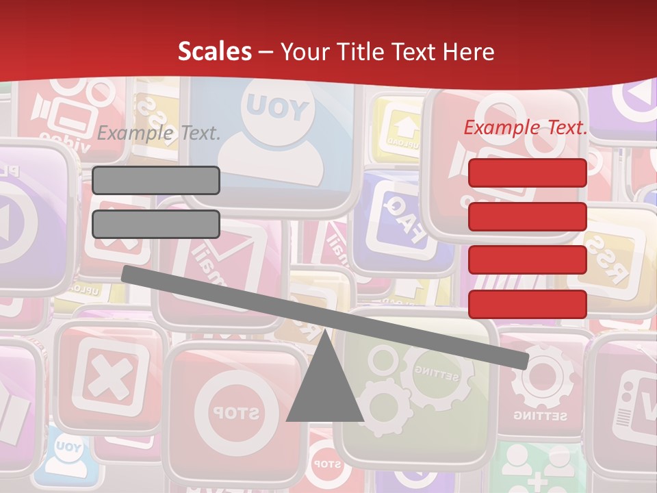 Computing Network Color PowerPoint Template