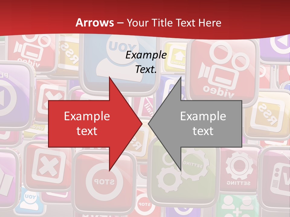 Computing Network Color PowerPoint Template