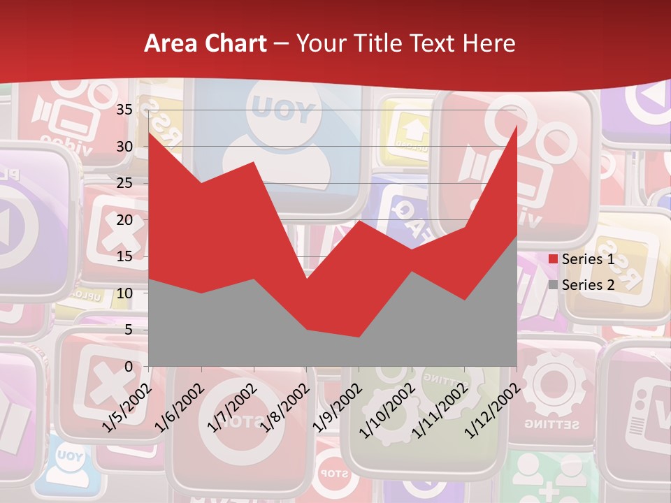 Computing Network Color PowerPoint Template