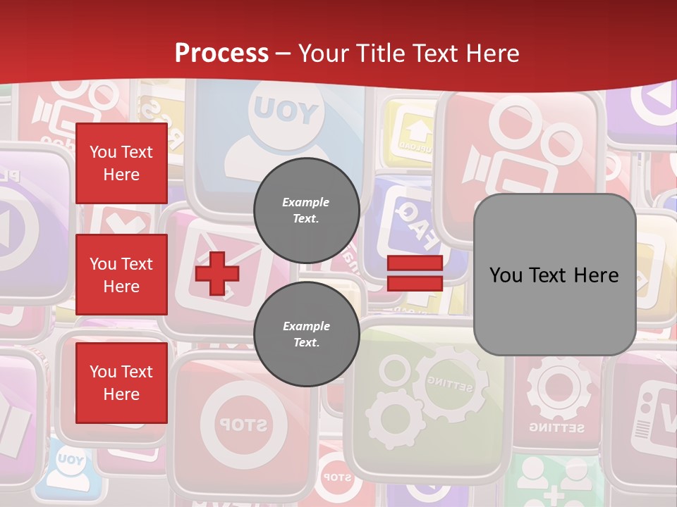 Computing Network Color PowerPoint Template