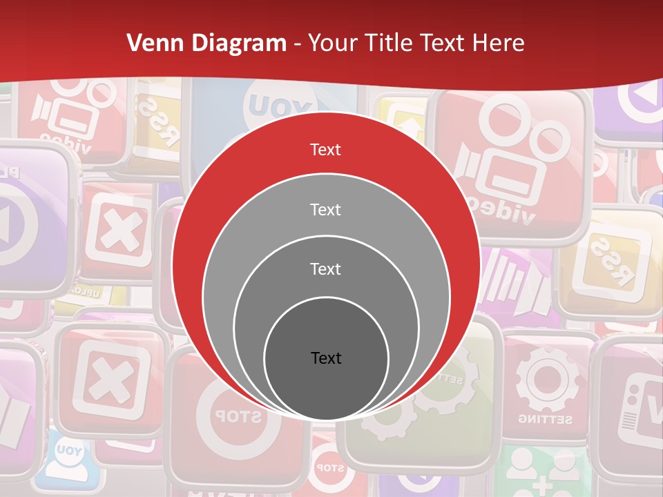 Computing Network Color PowerPoint Template