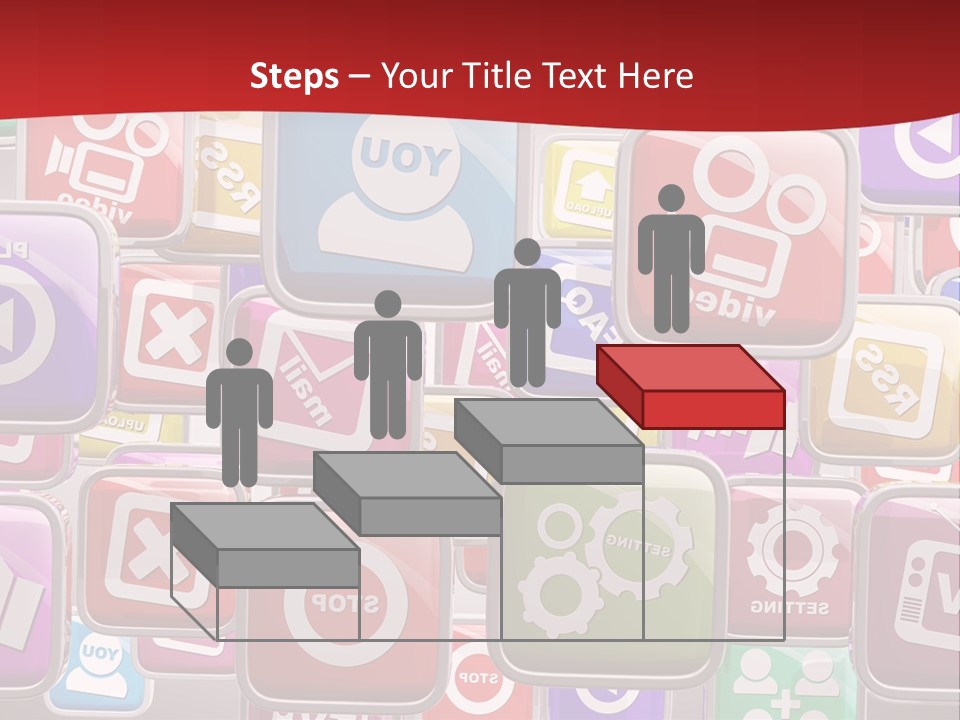 Computing Network Color PowerPoint Template