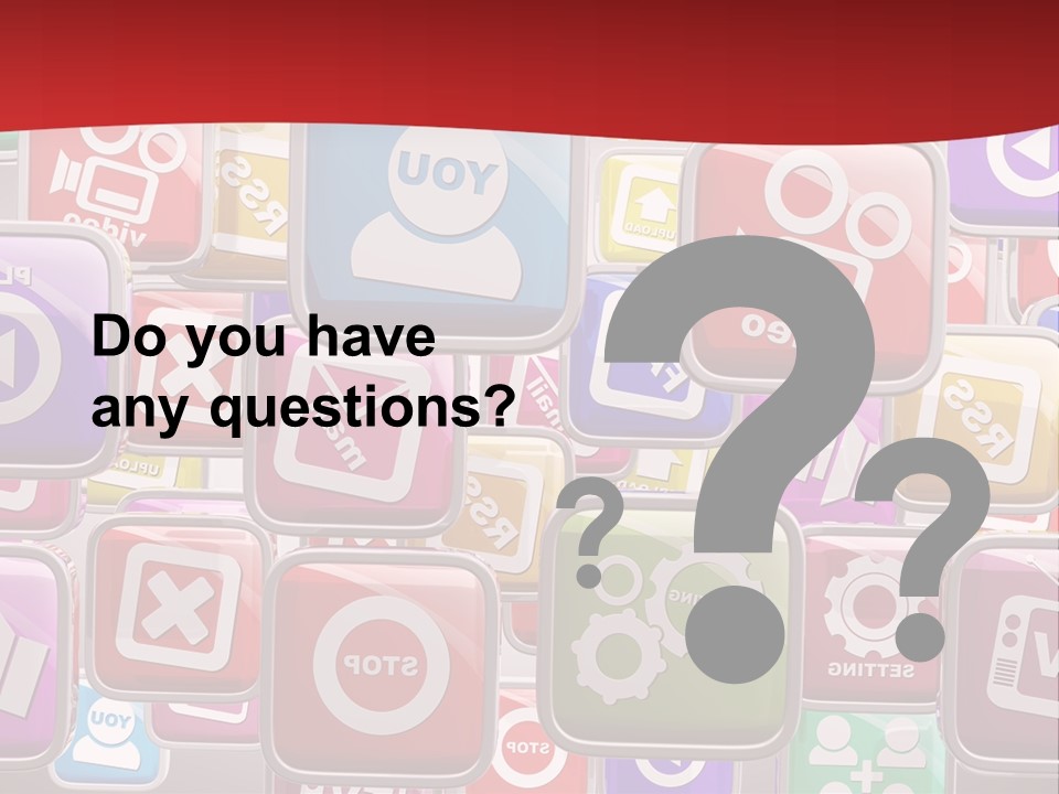 Computing Network Color PowerPoint Template