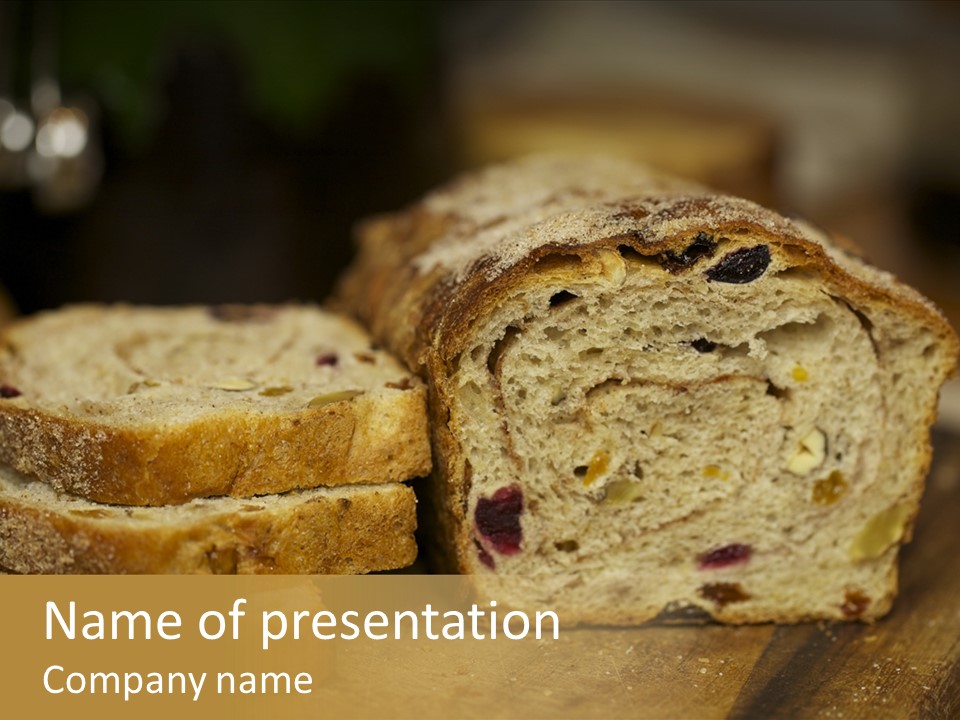 Flour Organic Bread PowerPoint Template