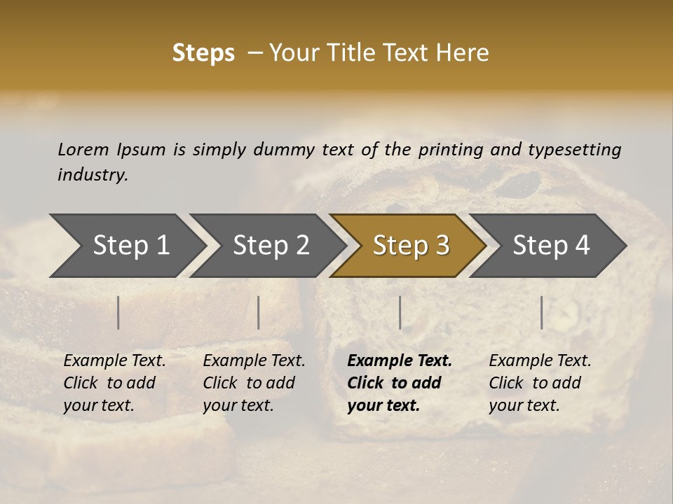 Flour Organic Bread PowerPoint Template
