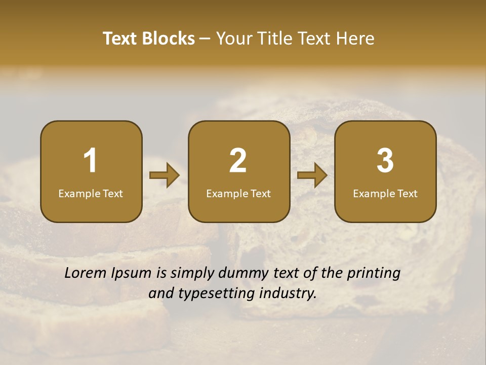 Flour Organic Bread PowerPoint Template