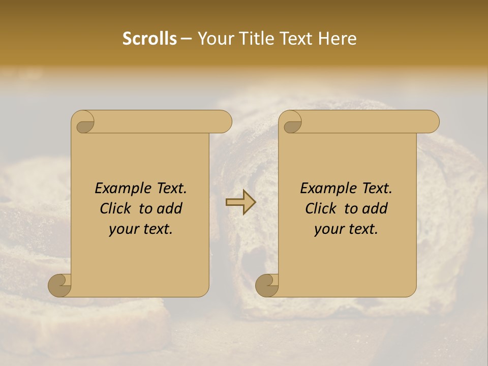Flour Organic Bread PowerPoint Template