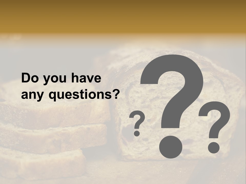 Flour Organic Bread PowerPoint Template