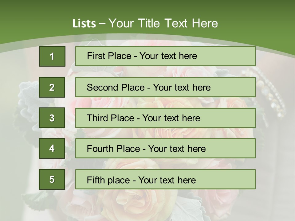 Love Celebrate Female PowerPoint Template