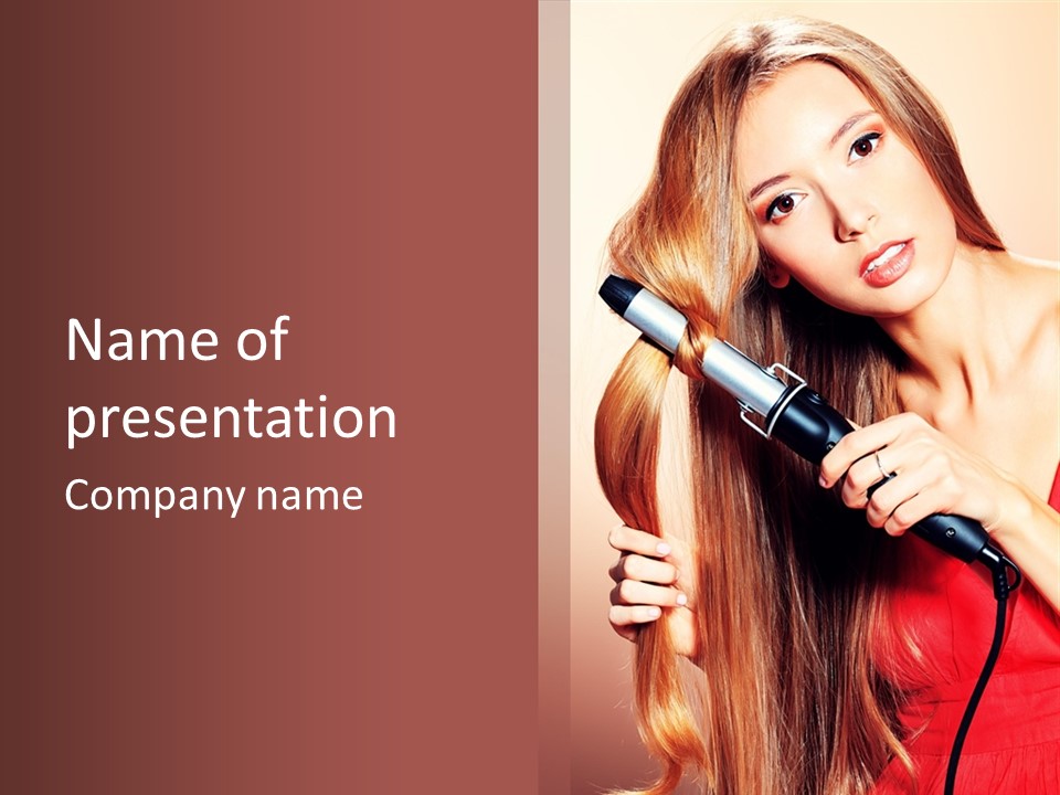 Lifestyle Girl Nice PowerPoint Template