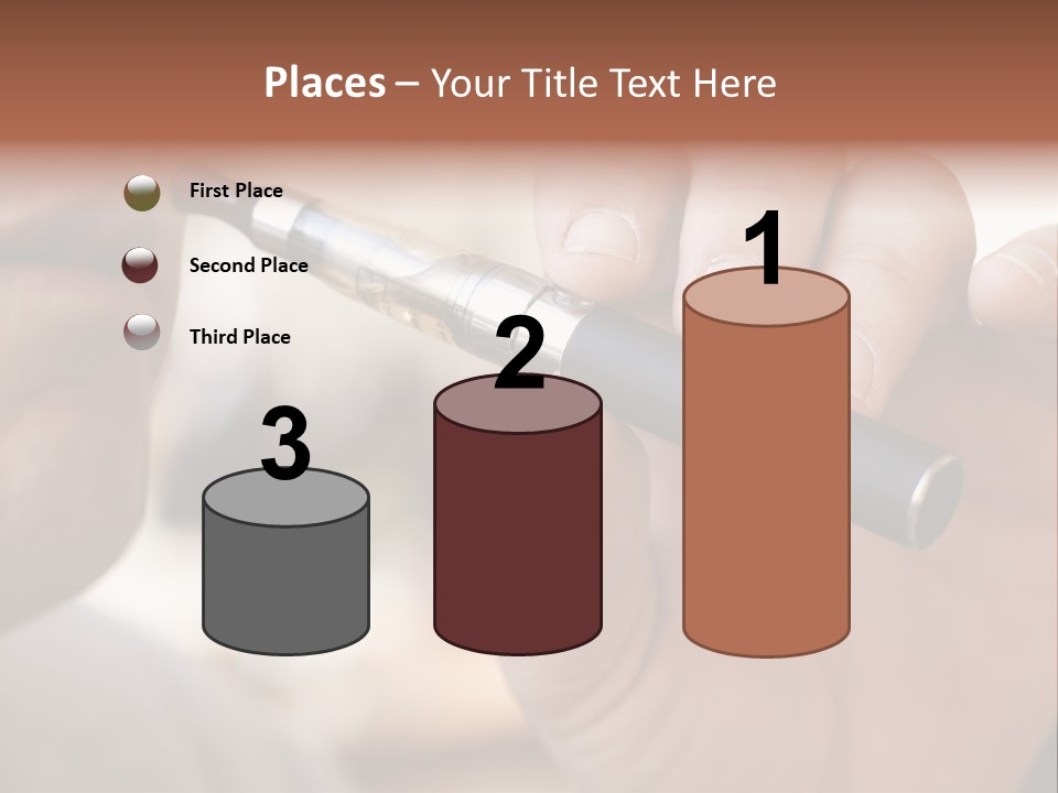 Tobacco Nicotine Inhaling PowerPoint Template