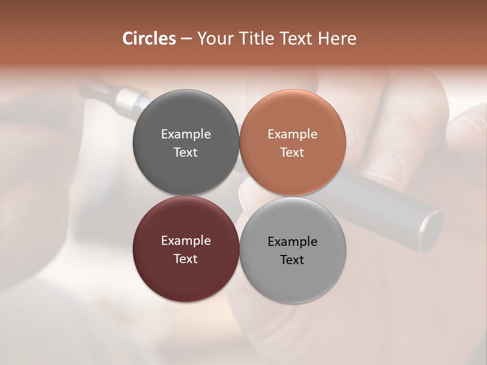 Tobacco Nicotine Inhaling PowerPoint Template