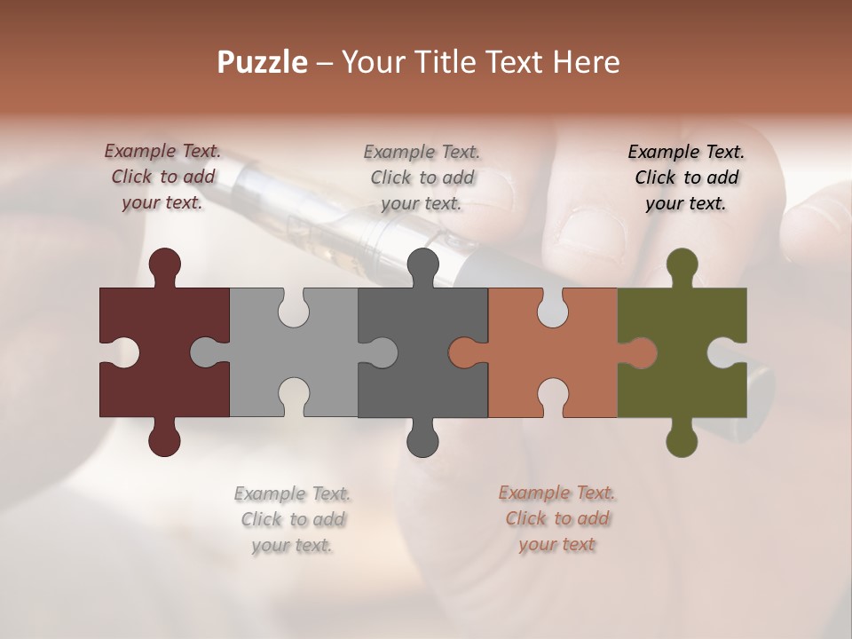 Tobacco Nicotine Inhaling PowerPoint Template