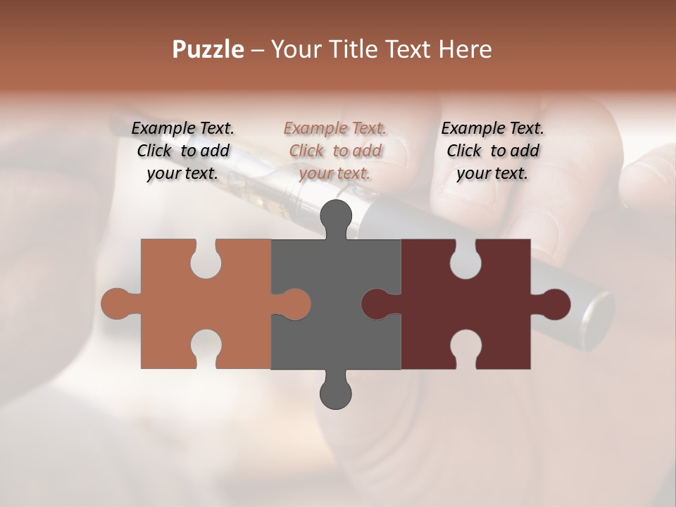 Tobacco Nicotine Inhaling PowerPoint Template