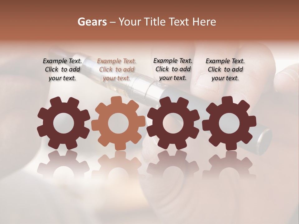 Tobacco Nicotine Inhaling PowerPoint Template