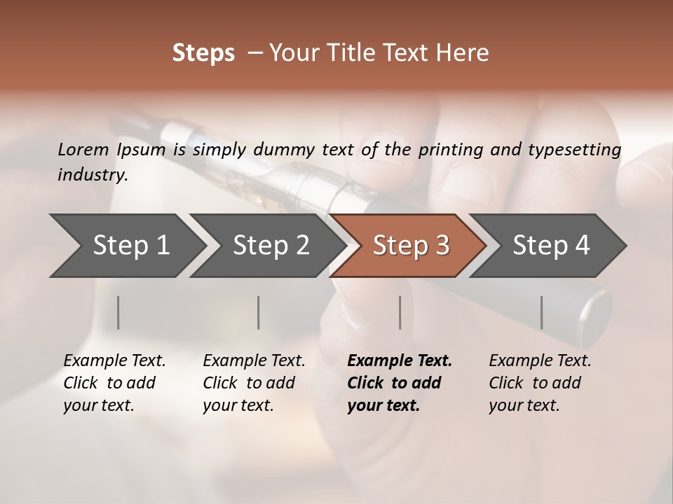Tobacco Nicotine Inhaling PowerPoint Template