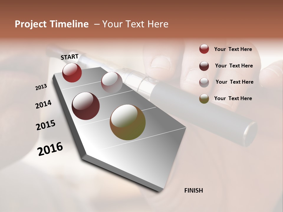 Tobacco Nicotine Inhaling PowerPoint Template