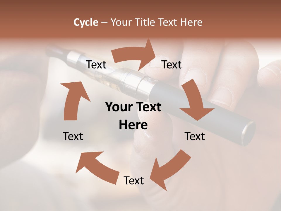 Tobacco Nicotine Inhaling PowerPoint Template