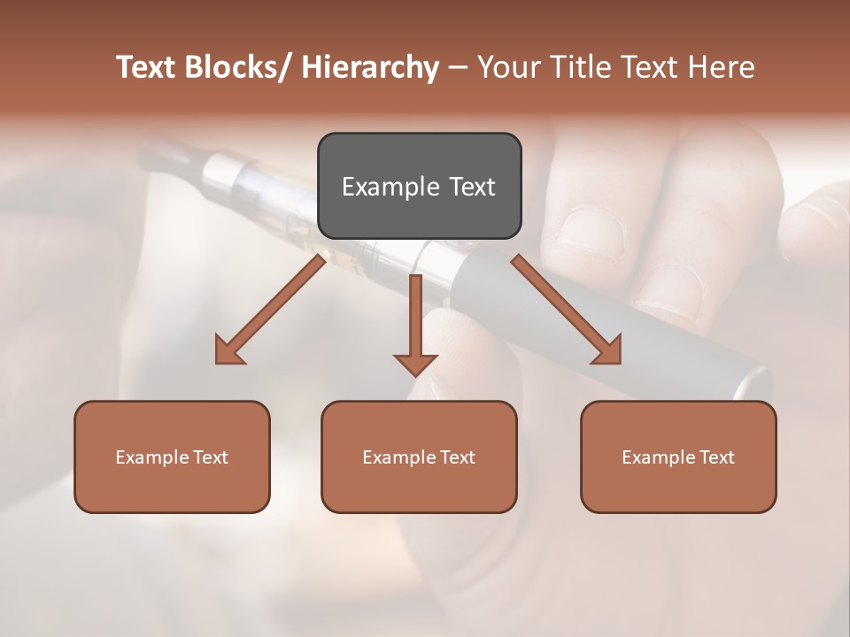 Tobacco Nicotine Inhaling PowerPoint Template
