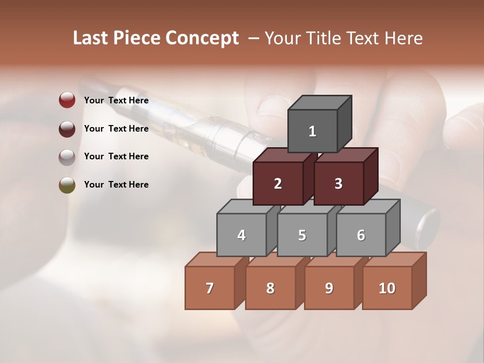 Tobacco Nicotine Inhaling PowerPoint Template