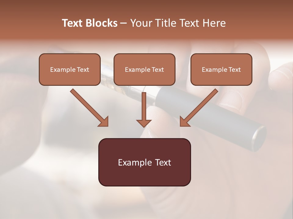 Tobacco Nicotine Inhaling PowerPoint Template