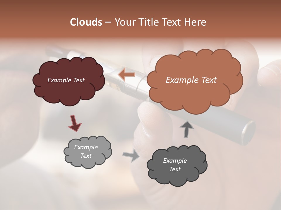Tobacco Nicotine Inhaling PowerPoint Template